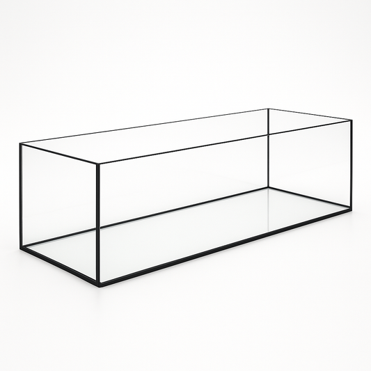 Aquarium 100x40x30cm / 120 Liter schwarz