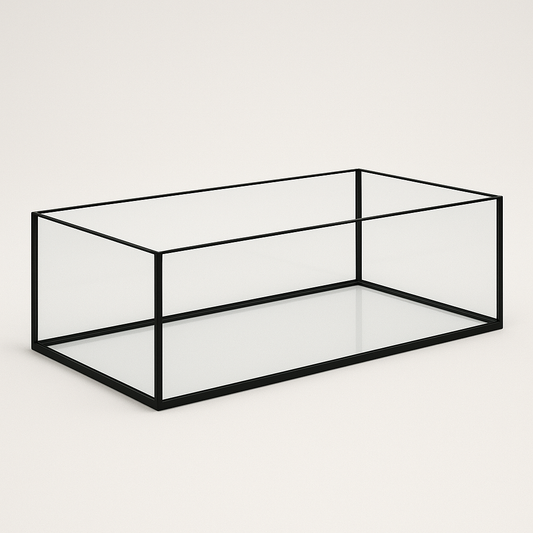 Aquarium 100x40x30cm / 120 Liter schwarz