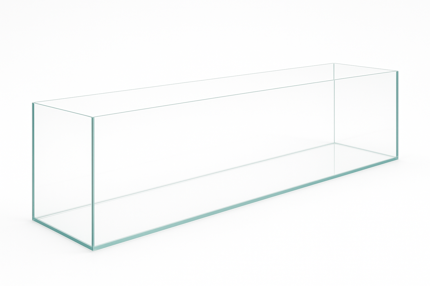 Aquarium 120x20x25cm / 60 Liter transparent
