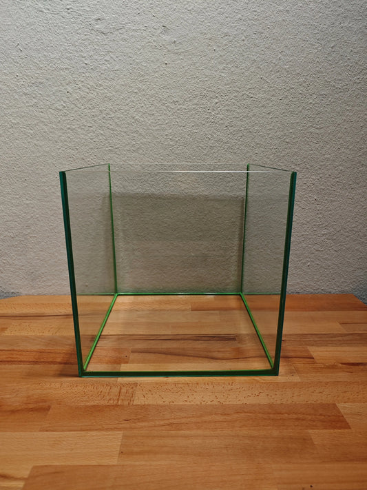 Würfelbecken farbig "Grün" Aquarium 30x30x30cm, 27 Liter Terboven Aquaristik