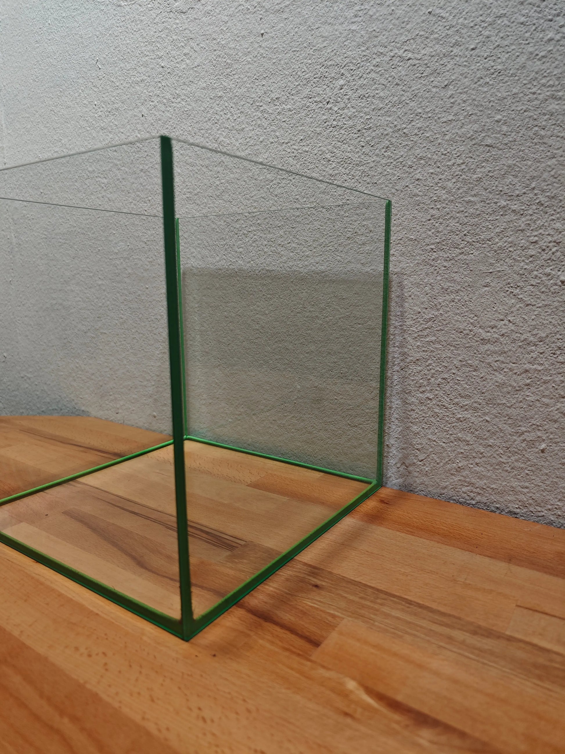 Würfelbecken farbig "Grün" Aquarium 30x30x30cm, 27 Liter Terboven Aquaristik