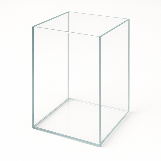Aquarium 20x20x30cm Cube 12 Liter transparent