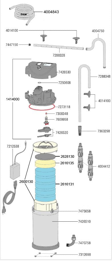 EHEIM classicVARIO+e 250 Außenfilter für Aquarien bis 250 Liter (2214)