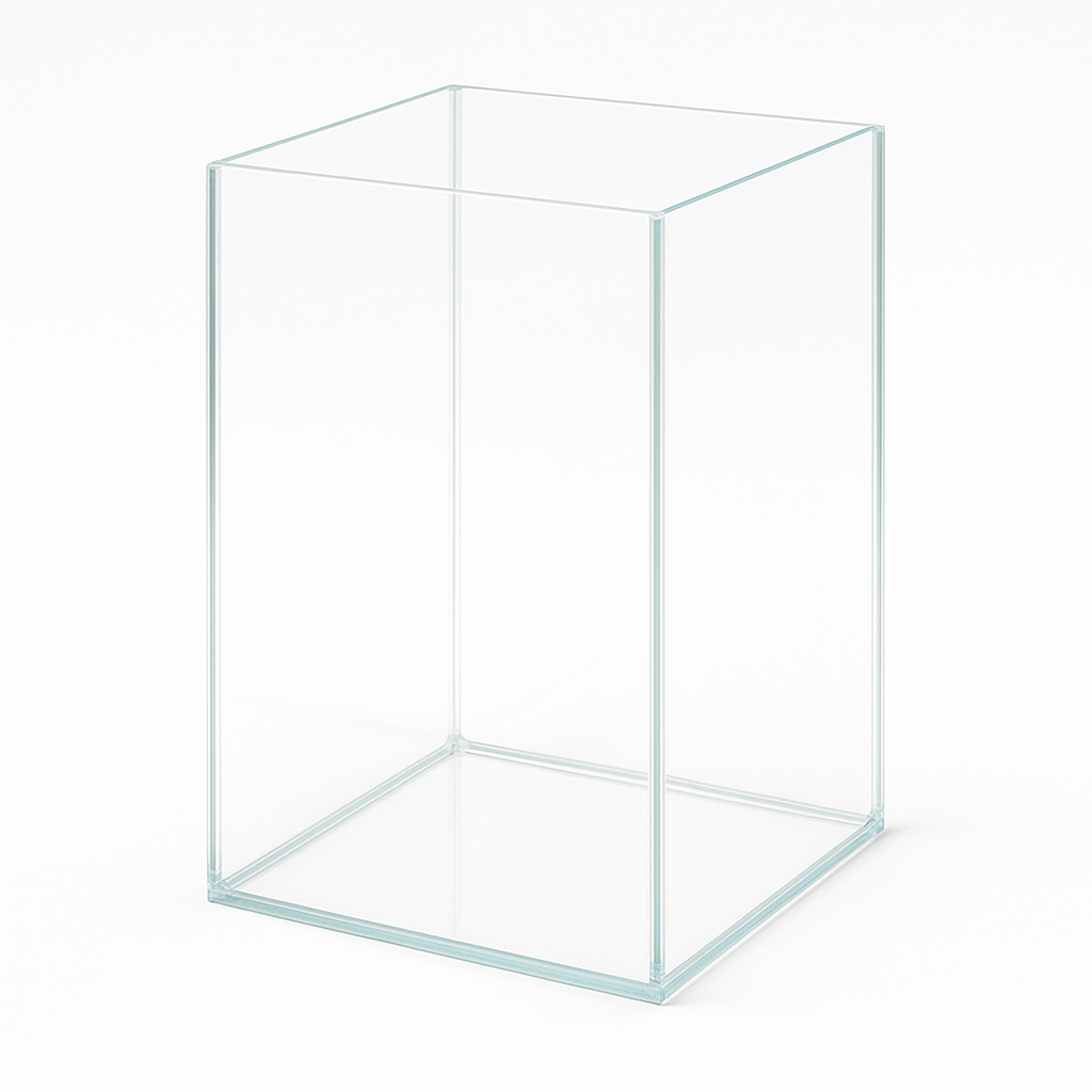 Aquarium 25x25x35cm Cube 21,8 Liter transparent