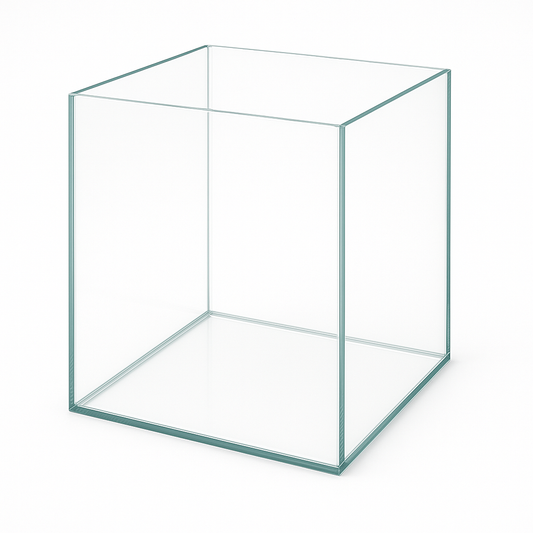 Aquarium 20x20x25cm Cube 10 Liter transparent
