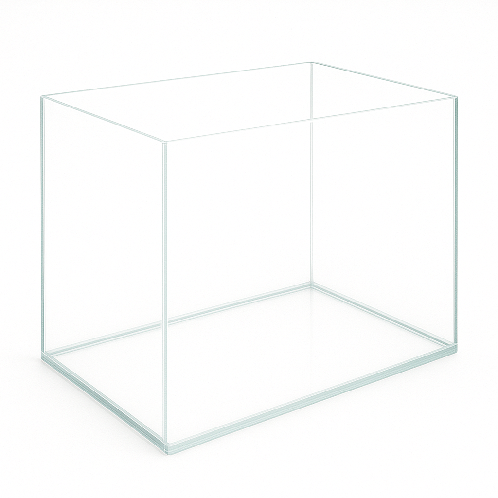 Terra-Natur Aquarium 60x40x40cm / 96 Liter transparent