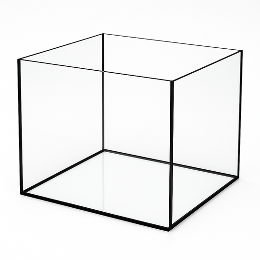 Aquarium 60x50x50cm / 150 Liter schwarz