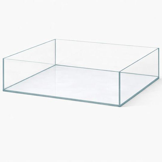 Aquarium 60x60x25cm Quader 90 Liter transparent -Shallow Tank