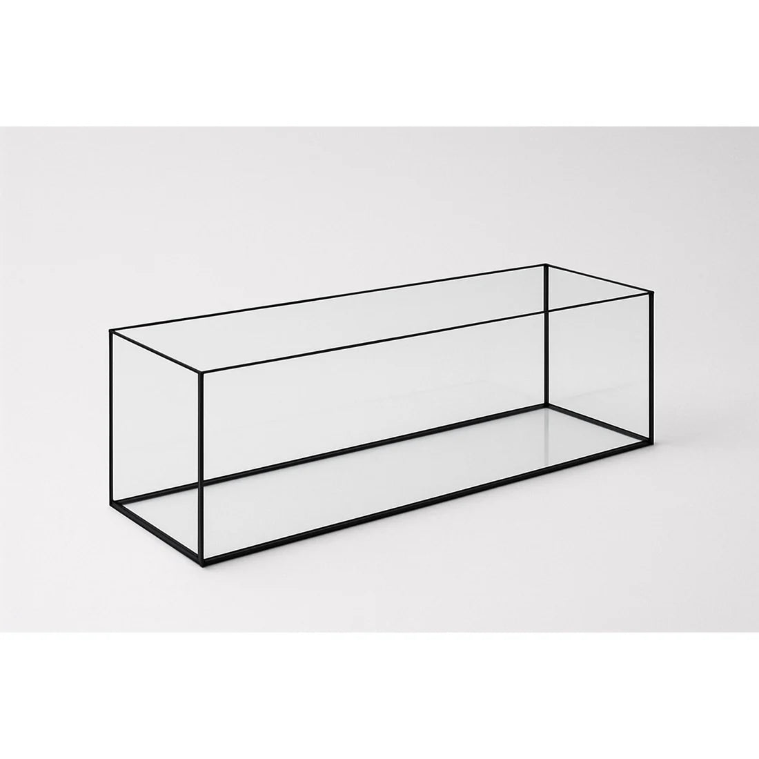 Terra-Natur Aquarium 110x30x30cm / 99 Liter schwarz