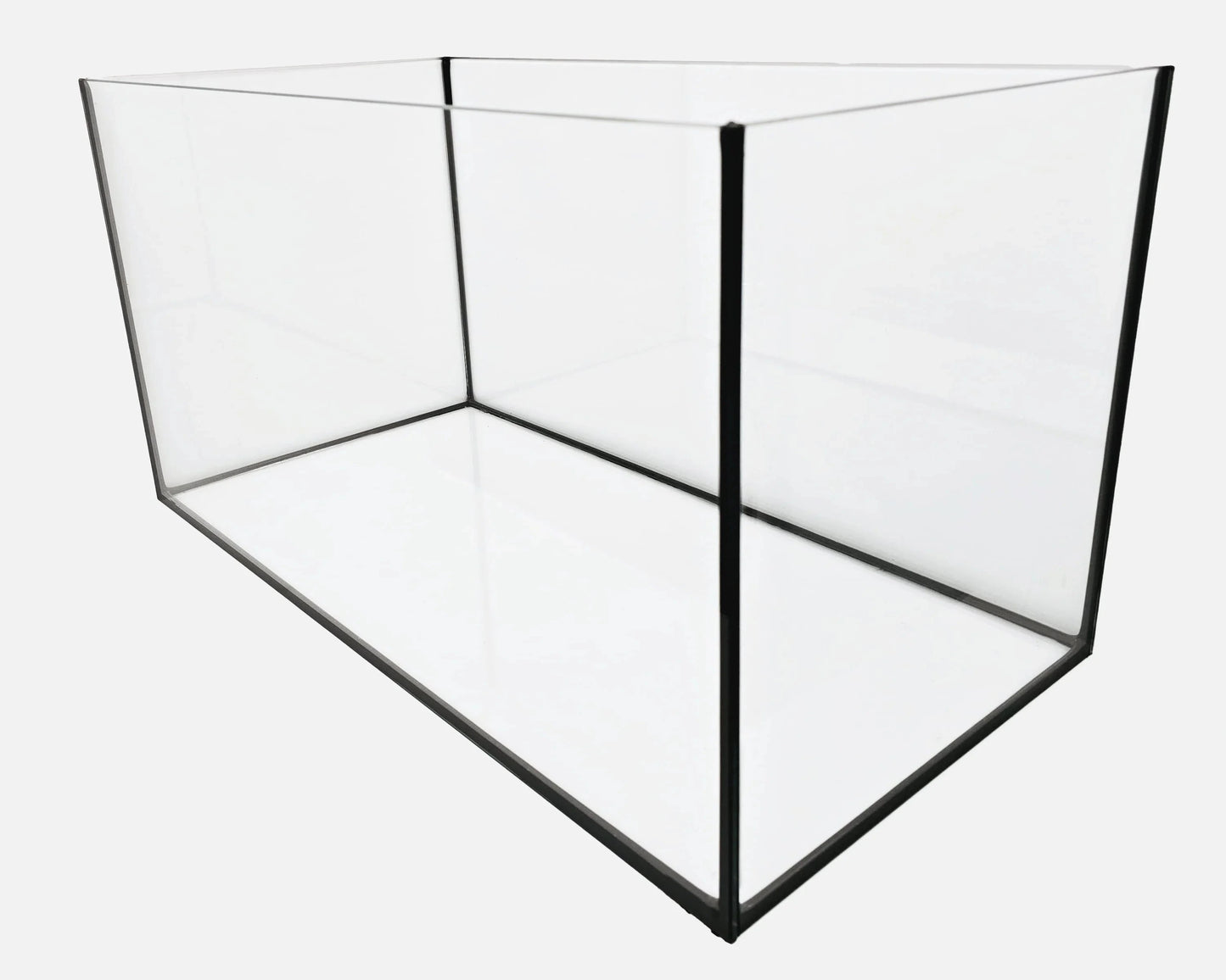 Aquarium 76x38x35cm für Kallax Regal 101 Liter schwarz