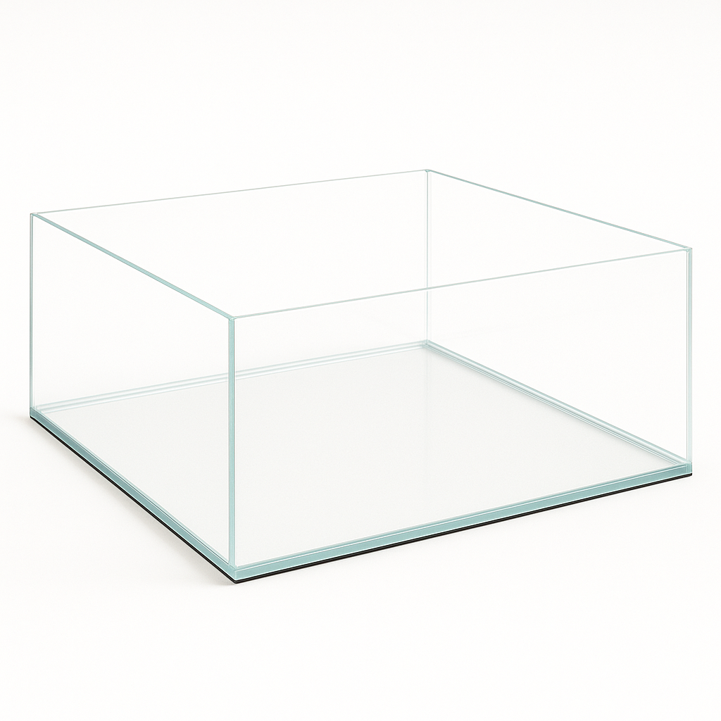 Aquarium 30x30x20cm Quader 18 Liter transparent -Shallow Tank