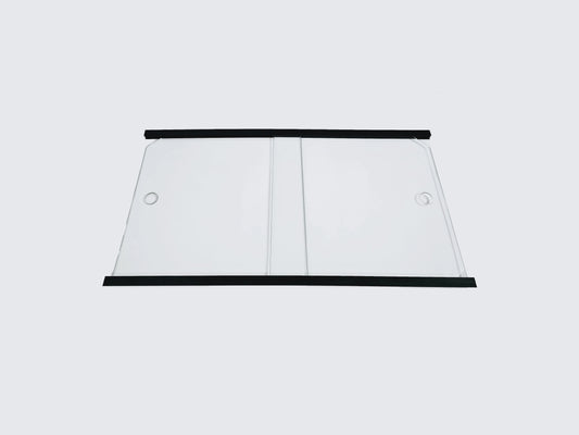 Aquarium 80x20x20cm / 32 Liter schwarz Terra-Natur