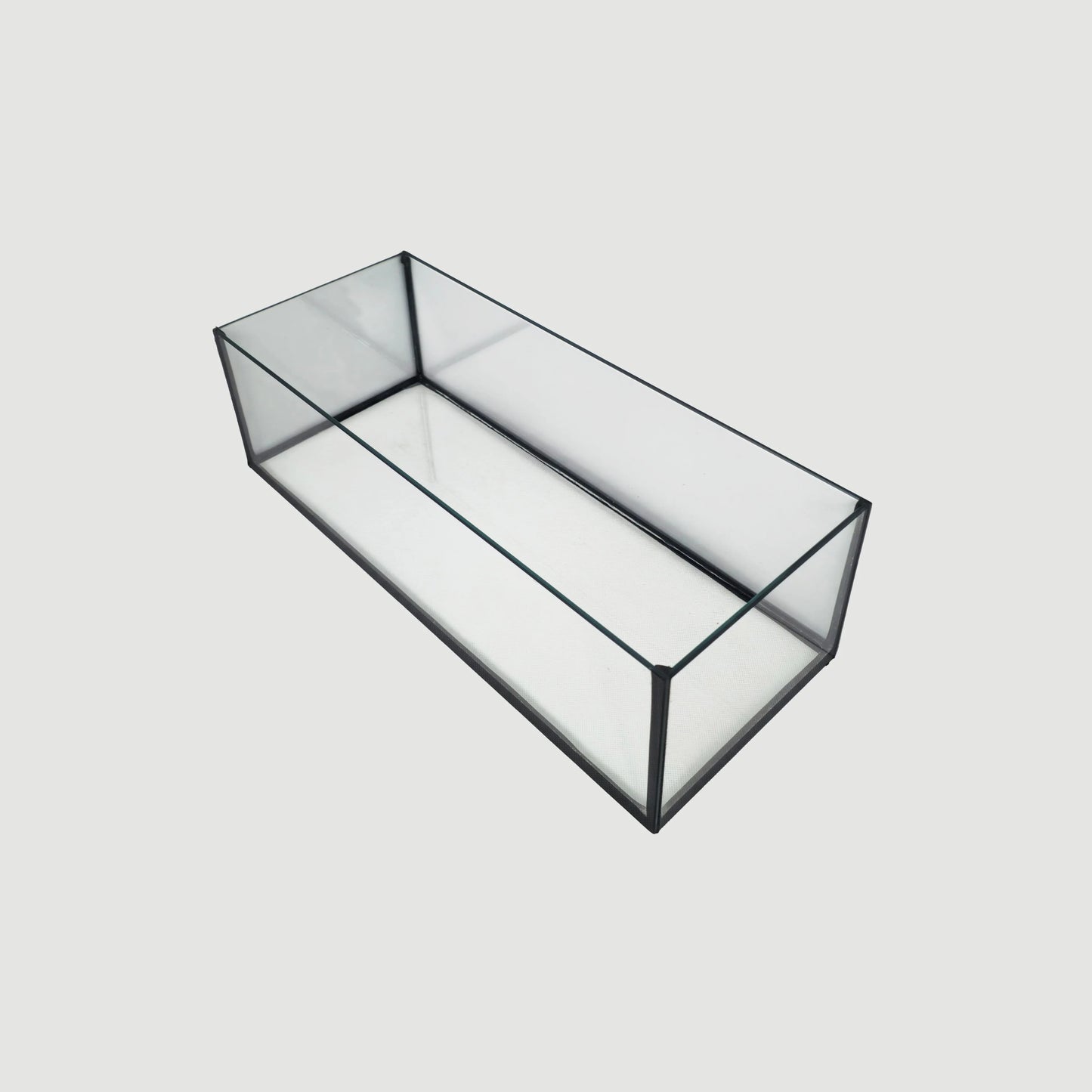 Aquarium 110x20x20cm / 44 Liter schwarz Terra-Natur