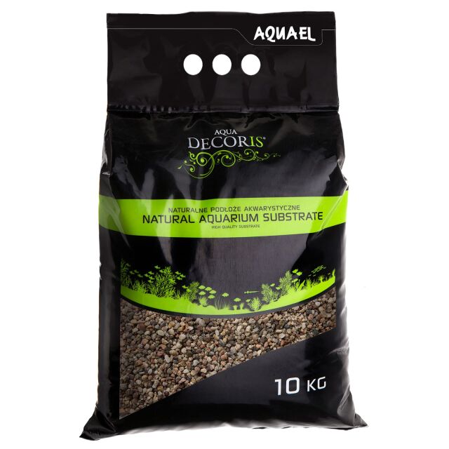Aquael Aqua Decoris Naturkies bunt 3–5 mm – 10 kg