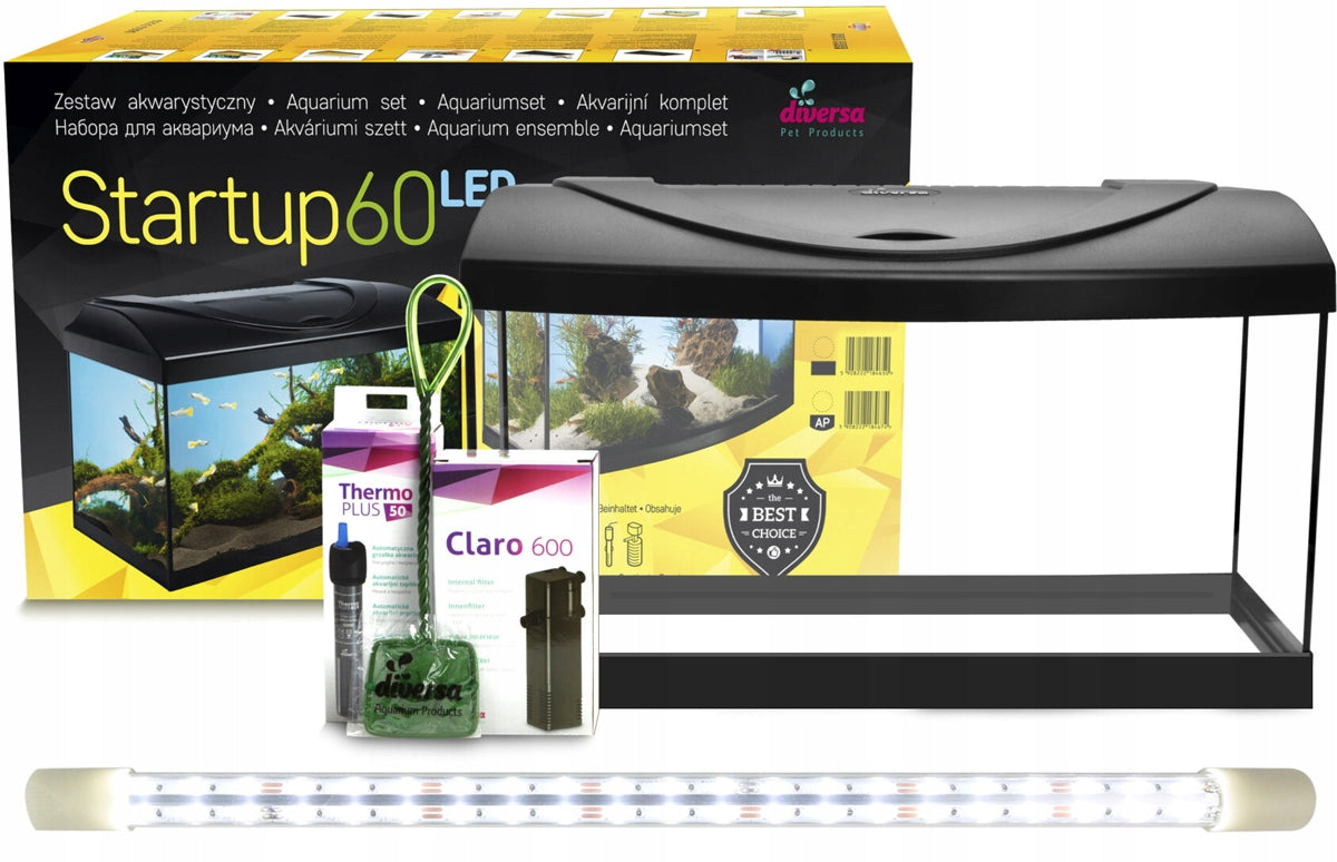 Diversa Startup 60 Aquarium-Set 54 Liter