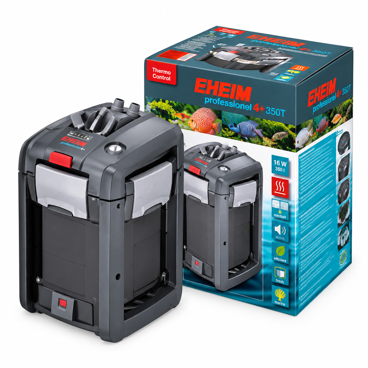 EHEIM professionel 4+ 350T Thermo-Außenfilter (2373) – Produktbild auf weißem Hintergrund