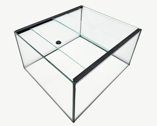 Aquarium 33x38x25cm für Kallax Regal 31,3 Liter schwarz