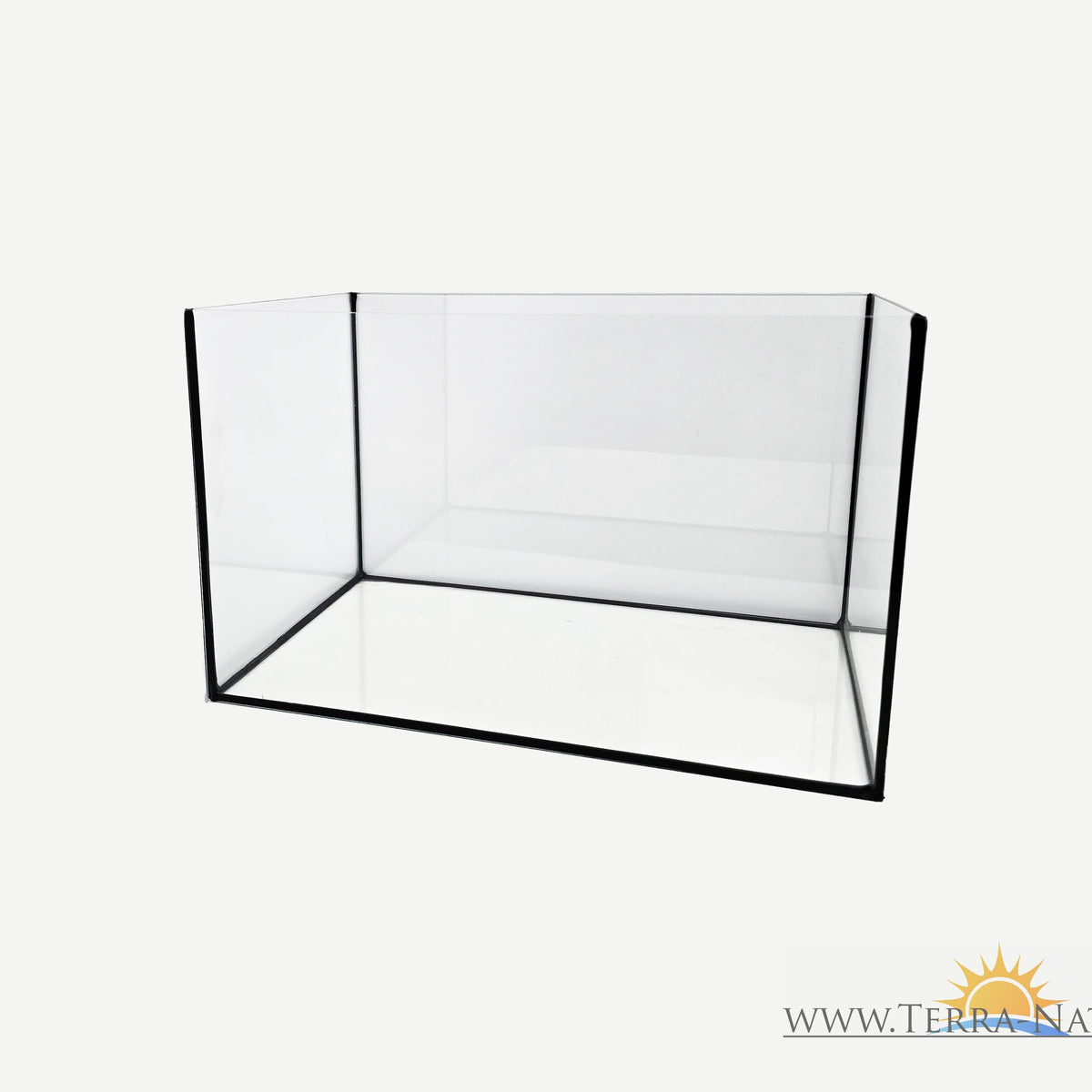 Terra-Natur Aquarium 40x20x30cm / 24 Liter schwarz