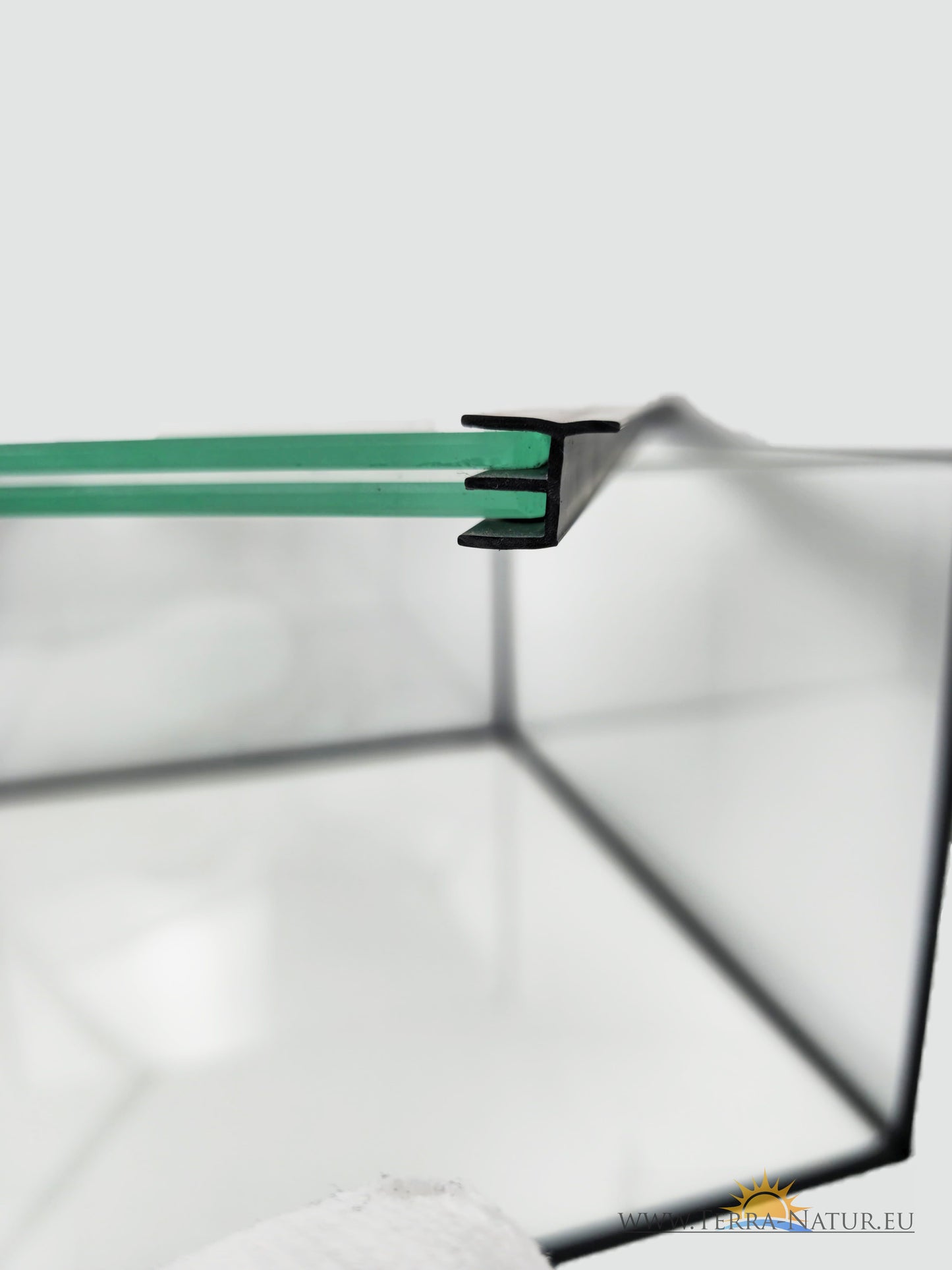 Aquarium Glas-Schiebeabdeckung  80x35cm / Vorne-Hinten