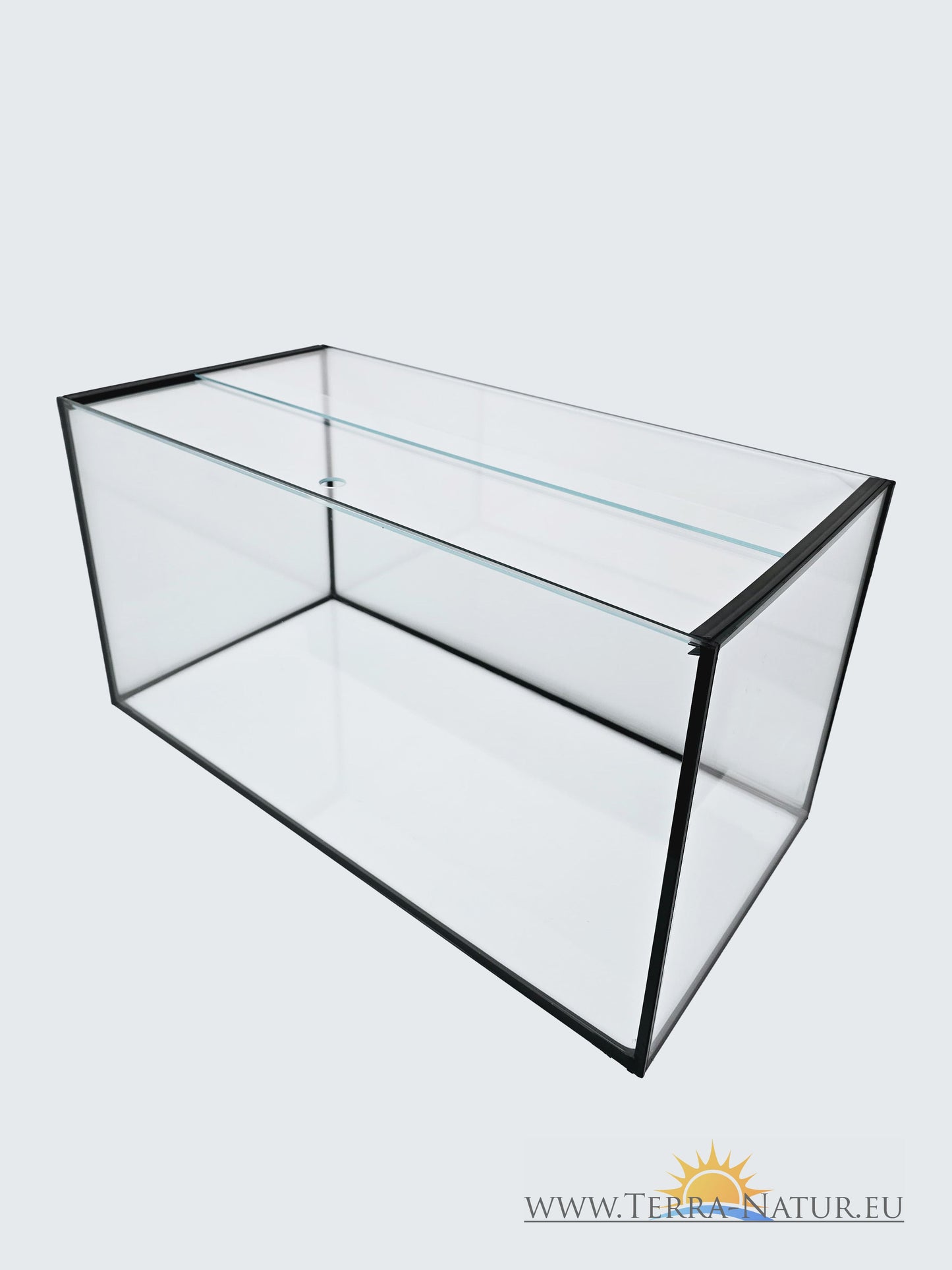 Aquarium 76x38x40cm für Kallax Regal 115 Liter schwarz