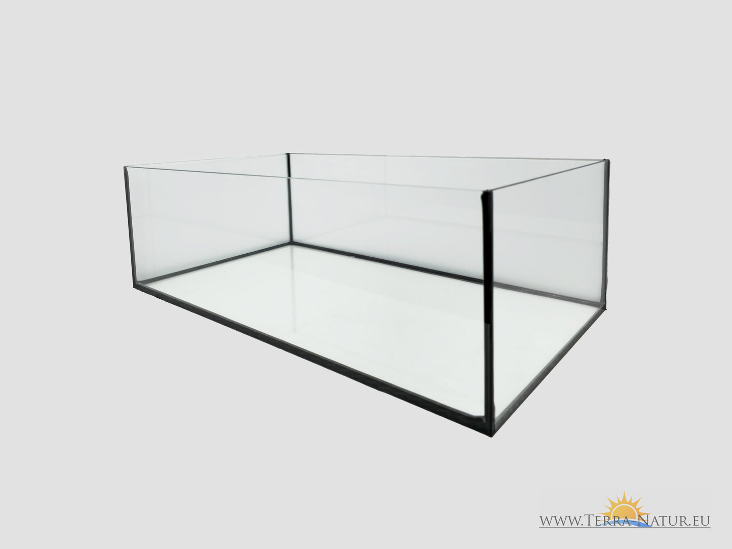 Aquarium 76x38x25cm für Kallax Regal 72,2 Liter schwarz