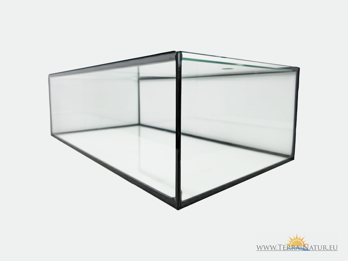 Aquarium 80x60x30cm 144 Liter schwarz