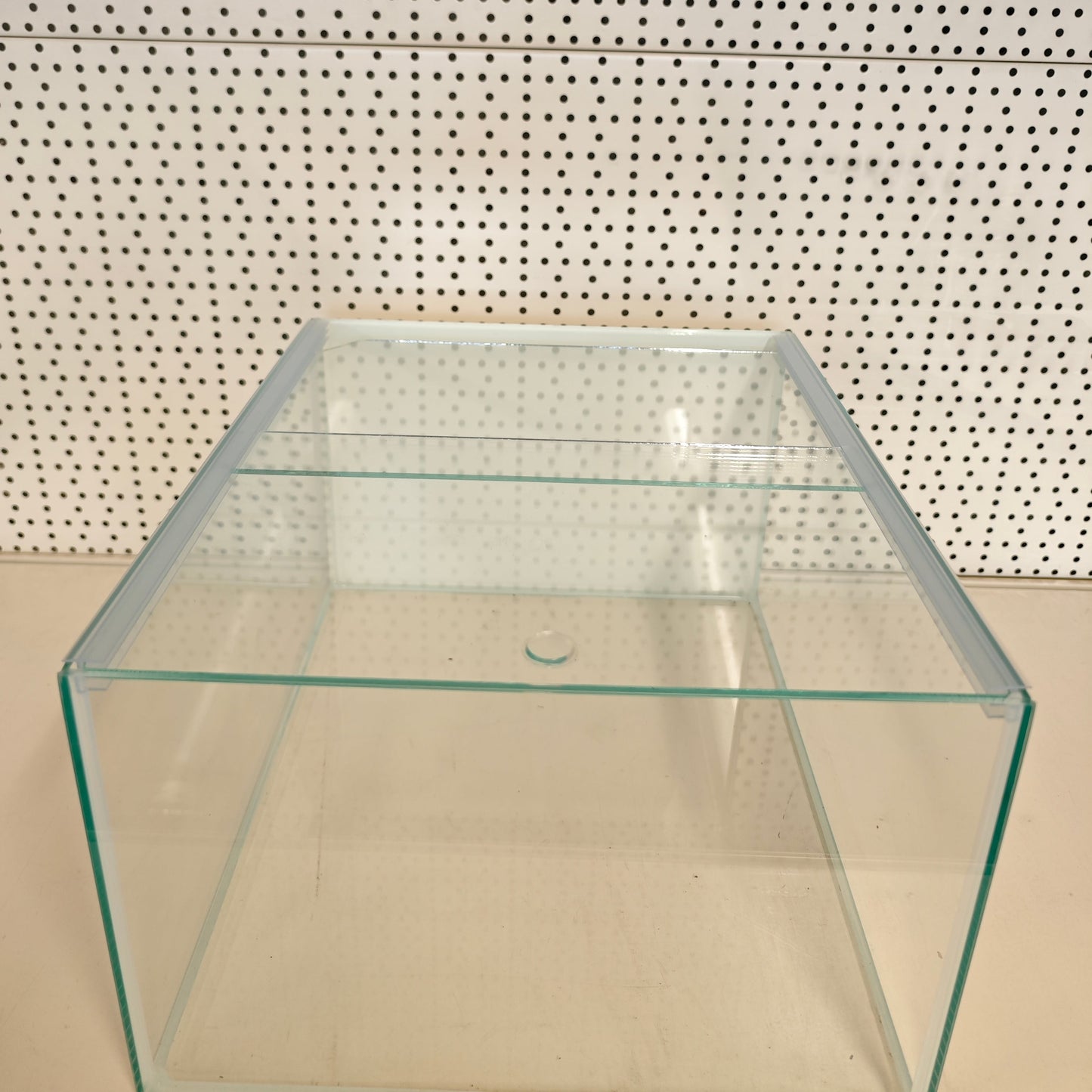 Aquarium 33x38x22 für Kallax Regal, weiße Rückwand