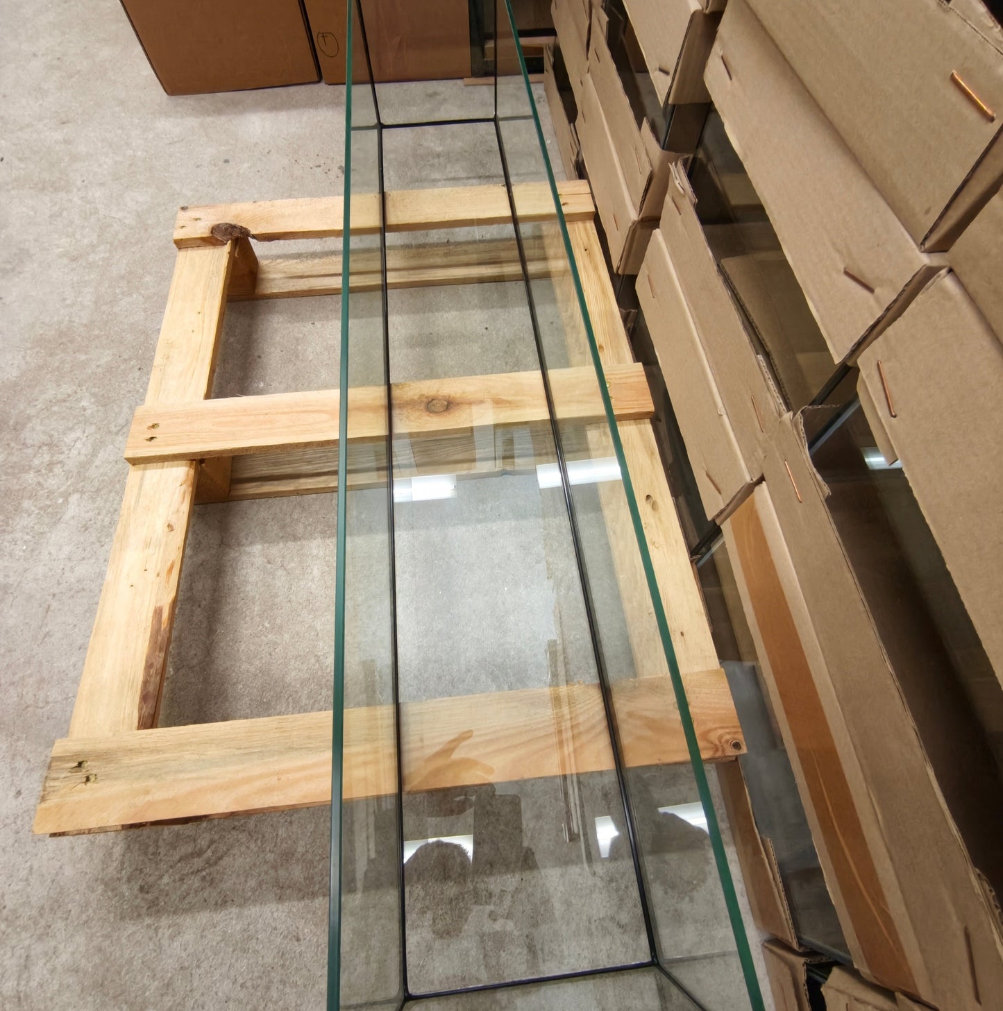 Aquarium 33x38x22 pour étagère Kallax, 3 chambres