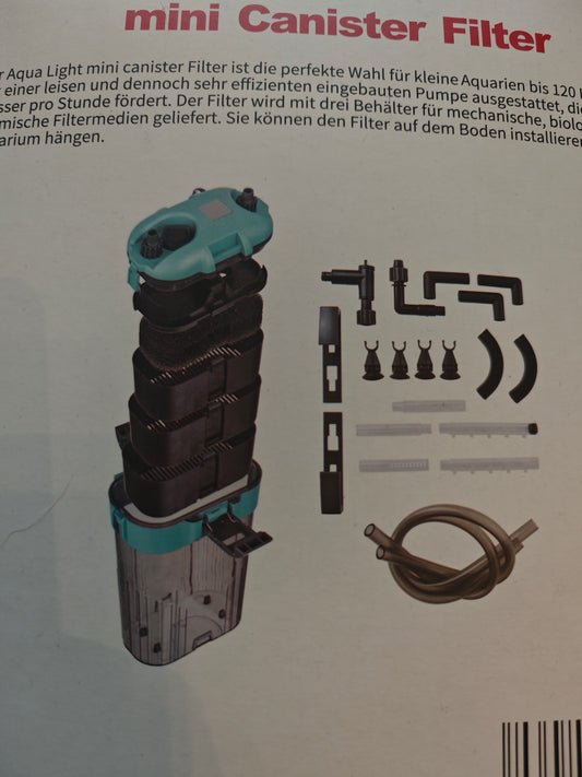Aqualight X-450 Mini Außenfilter für Aquarien bis 120 Liter