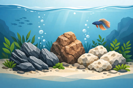 Welche Natursteine fürs Aquarium passen?
