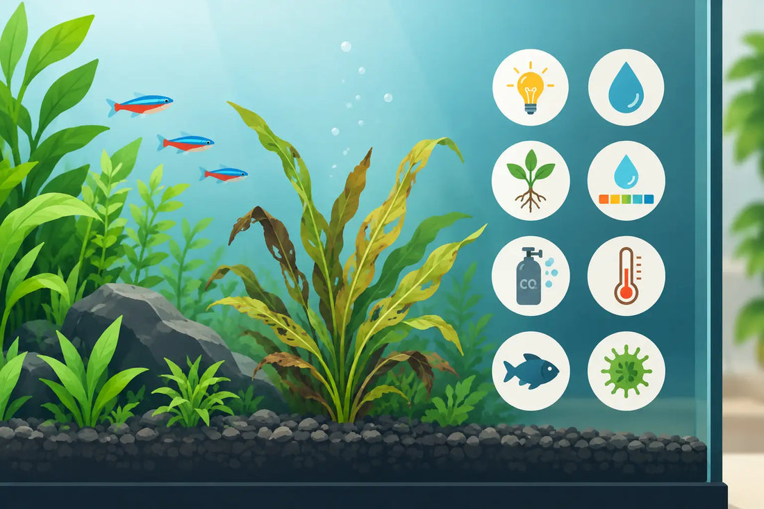 Warum sterben Aquarium Pflanzen? 8 häufige Gründe