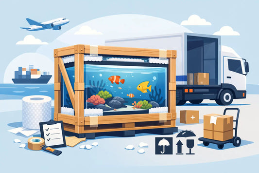 Großes Aquarium sicher versenden