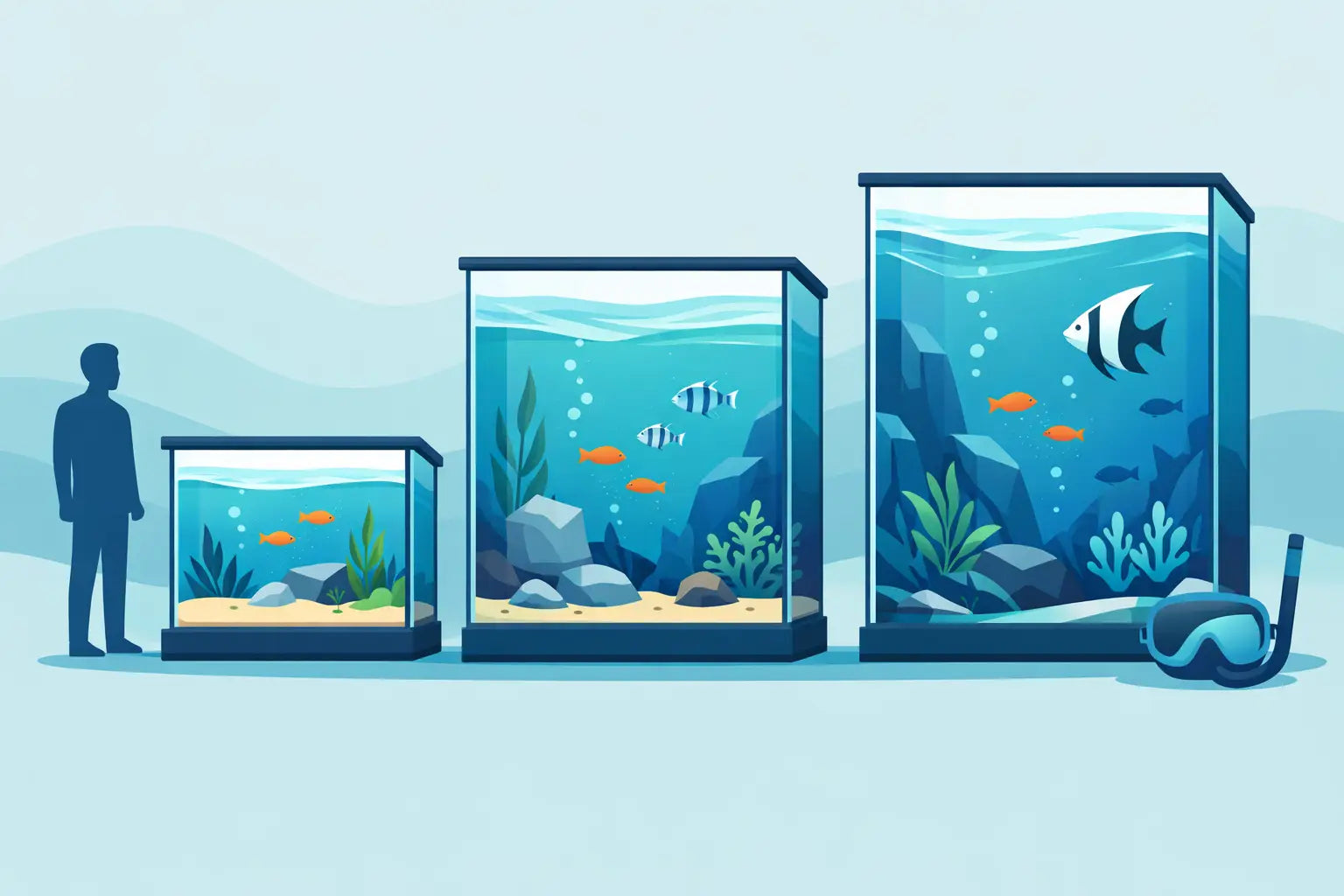 Welche Aquariumtiefe ist sinnvoll?