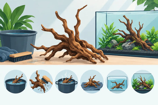 Aquarium-Wurzeln vorbereiten in 6 Schritten