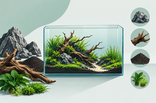 Guide zum Kombinieren von Aquascaping-Materialien