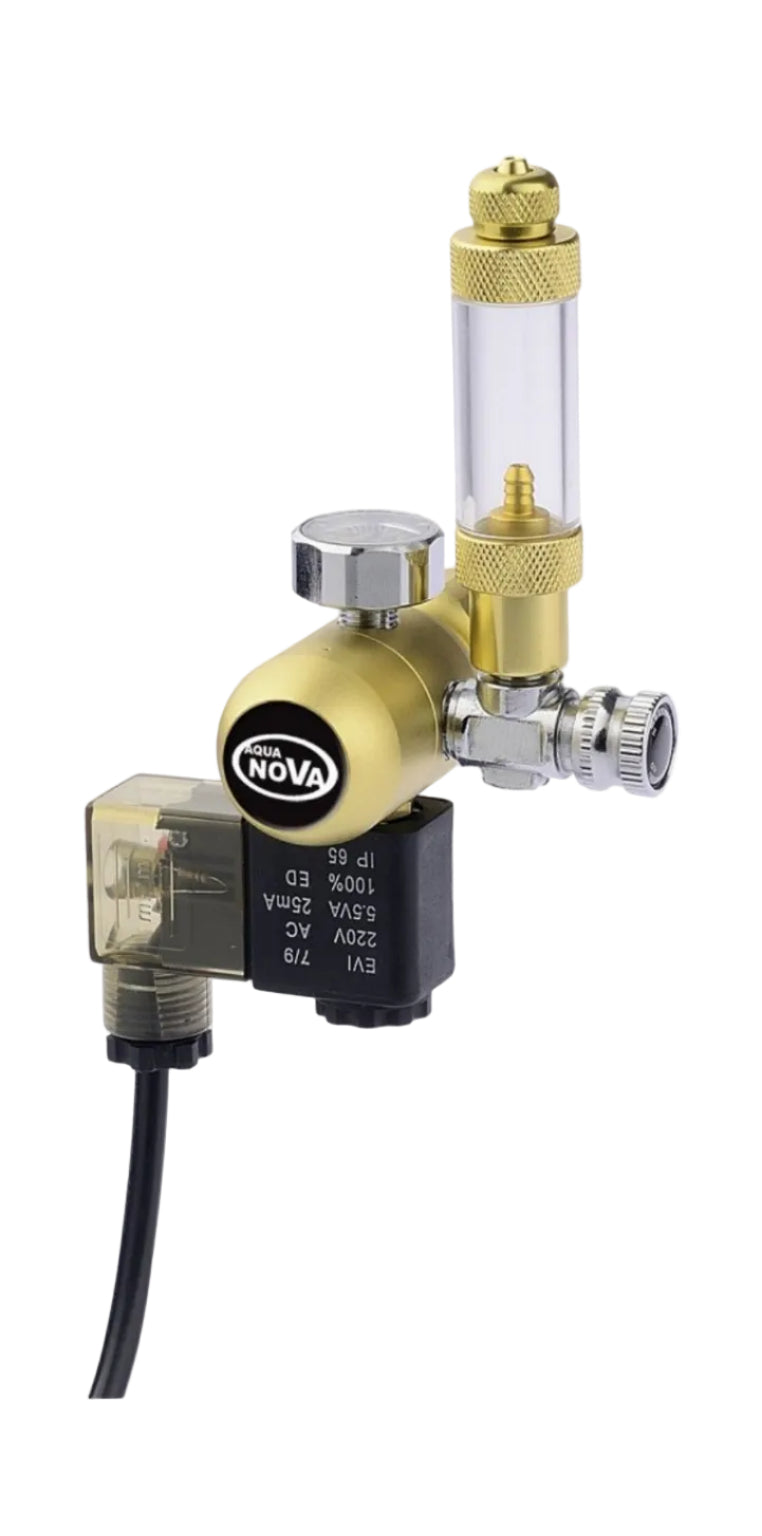 Aquanova CO₂ Druckregler Gold Serie mit Magnetventil (Nachtabschaltung)