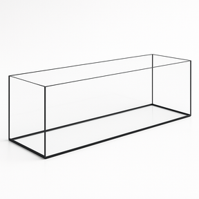 Aquarium 100x30x30cm / 90 Liter schwarz
