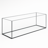 Aquarium 100x30x35cm / 105 Liter schwarz
