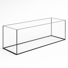 Aquarium 100x30x35cm / 105 Liter schwarz
