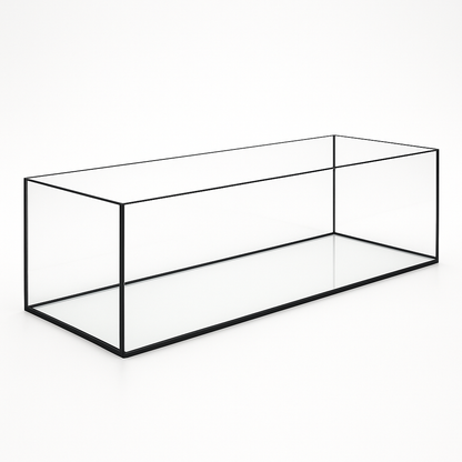 Aquarium 100x40x30cm / 120 Liter schwarz