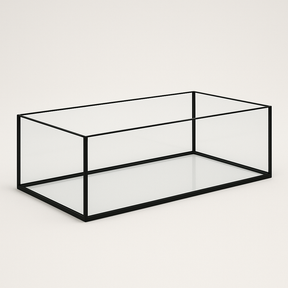 Aquarium 100x40x25cm / 100 Liter schwarz