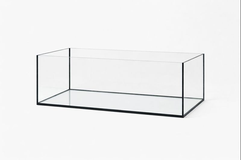 Aquarium 100x50x40cm / 200 Liter schwarz