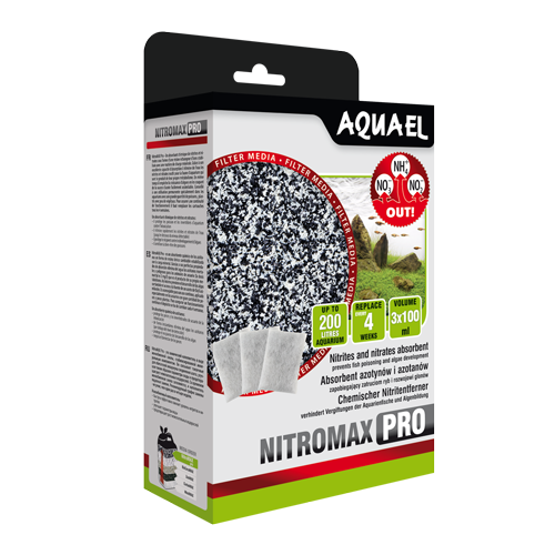 Aquael NitroMax Pro – Support de filtration pour la réduction des nitrites et des nitrates