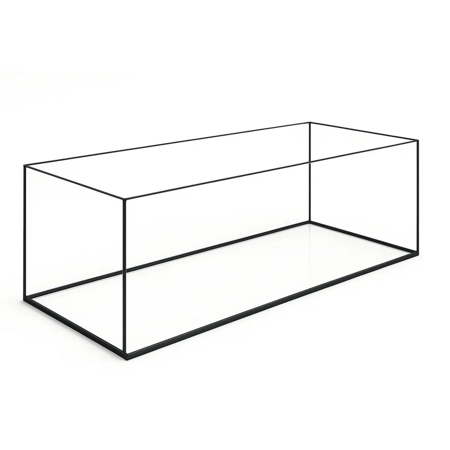 Aquarium 120x40x35cm / 168 Liter schwarz