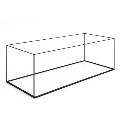 Aquarium 120x40x35cm / 168 Liter schwarz