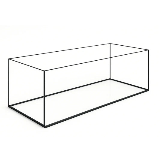 Aquarium 120x40x30cm / 144 Liter schwarz