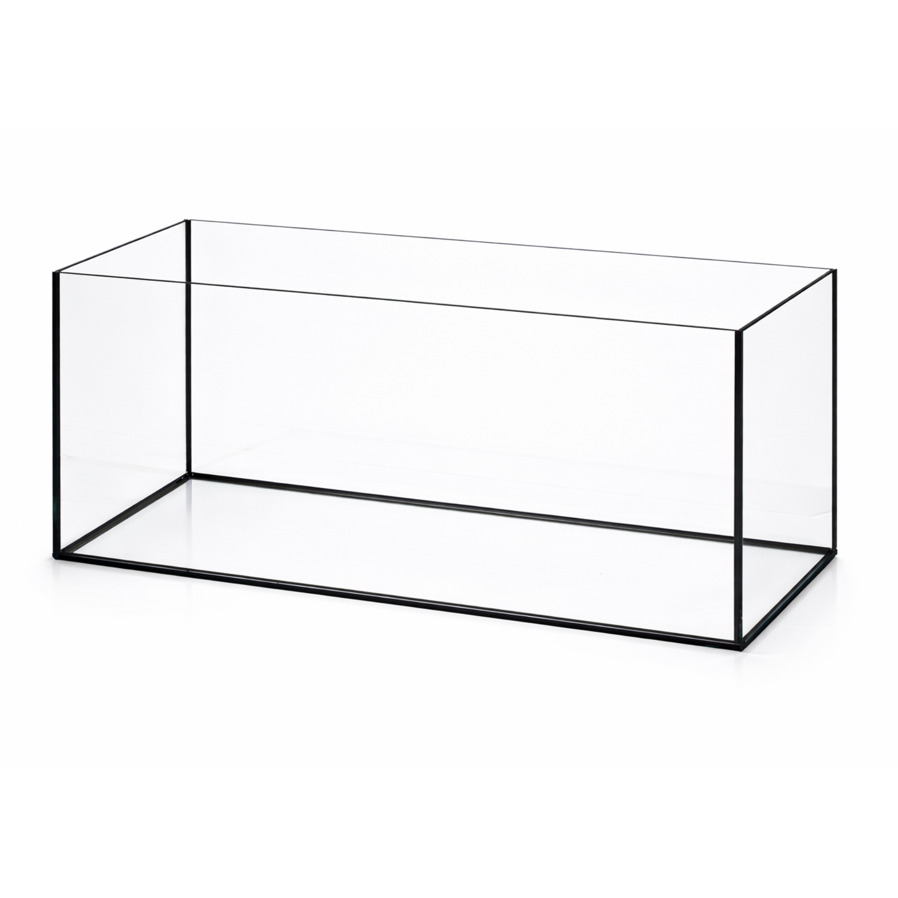 Aquarium 90x45x45cm 182 Liter schwarz