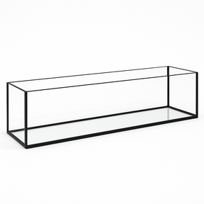 Aquarium 120x20x20cm / 48 Liter schwarz