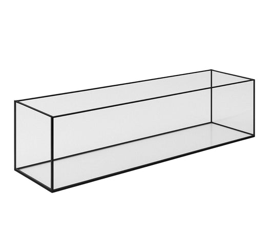 Aquarium 140x30x30cm / 126 Liter schwarz