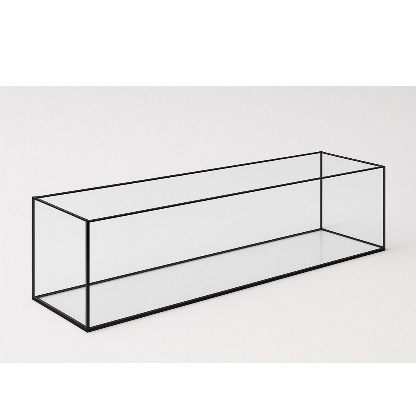 Aquarium 120x30x30cm / 108 Liter schwarz